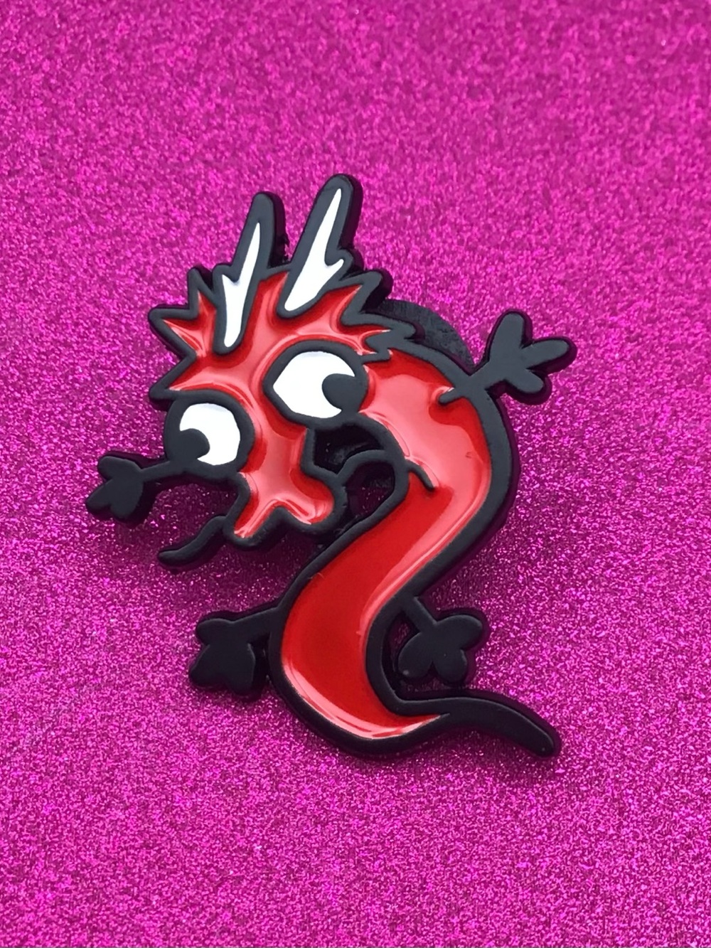 Funny Dragon Enamel Pin